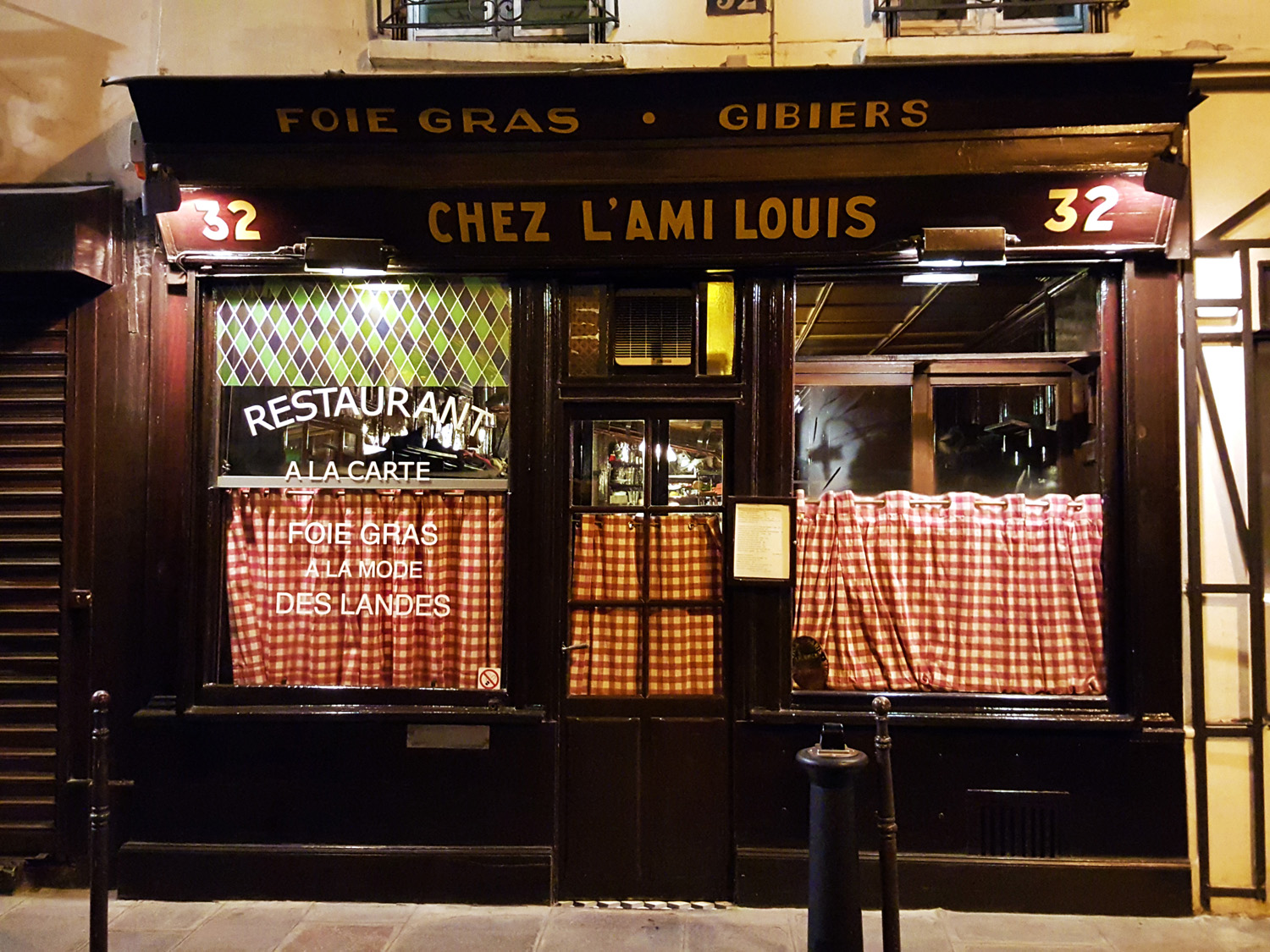 “Culinary Theft” at Chez L`Ami Louis , PARIS – Cumbriafoodie